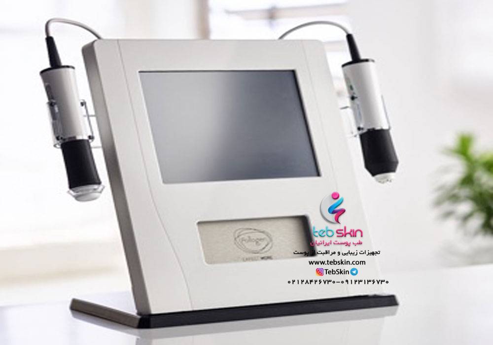 نمای دستگاه پلاژن سه بازو Pollogen Super Facial 3in1